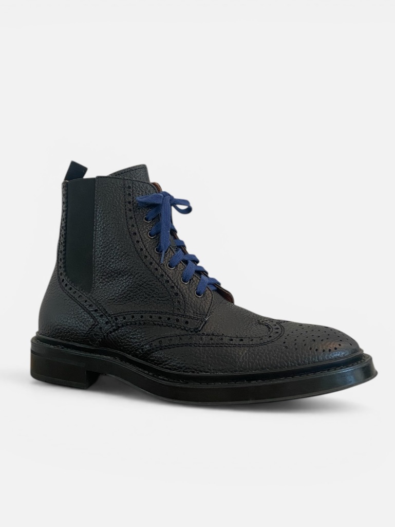 Aquatalia Lawrence Weatherproof Leather Wingtip Ankle Boot